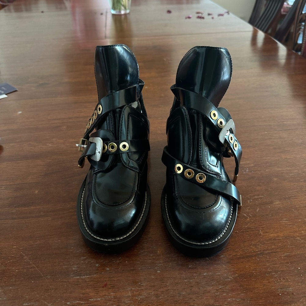 Balenciaga cut out boots